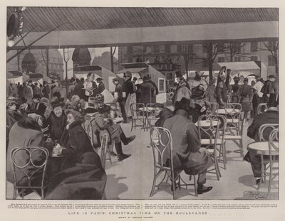 La vie à Paris, Noël sur les boulevards - Charles Paul Renouard